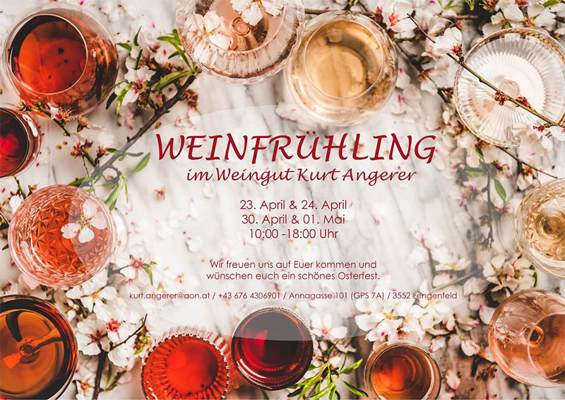 Weinfrühling bei Kurt Angerer